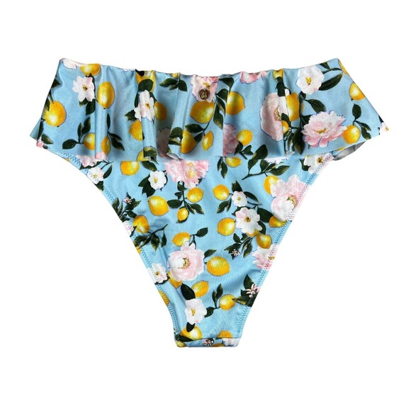 Victoria's Secret 2-Piece One Shoulder Ruffle Bikini  Women's XS  NWT  Floral - Picture 5 of 13